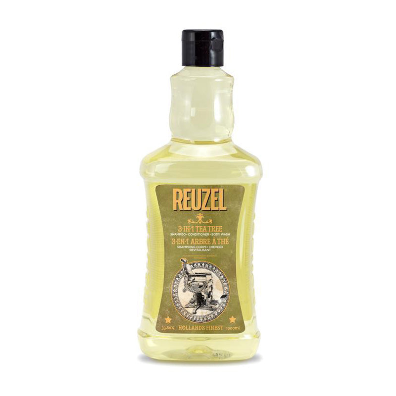 Reuzel 3in1 Tea Tree Shampoo/Body Wash/Conditioner 350ml by boutique Salon Brands Australia