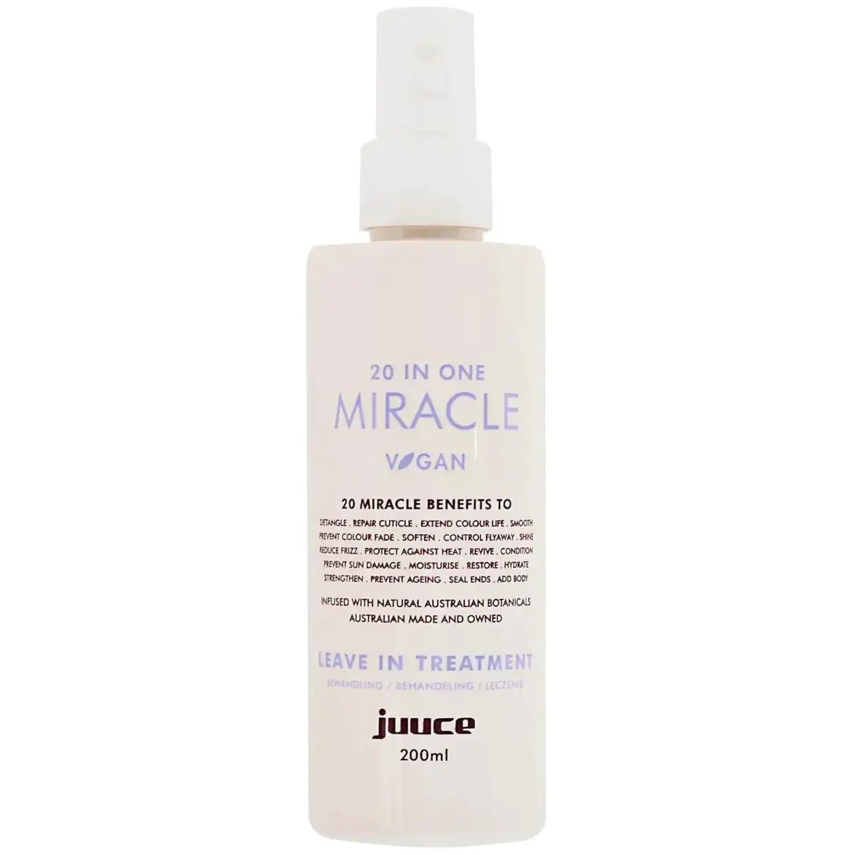 Juuce 20 in One Miracle Spray 200ml by HairNZ