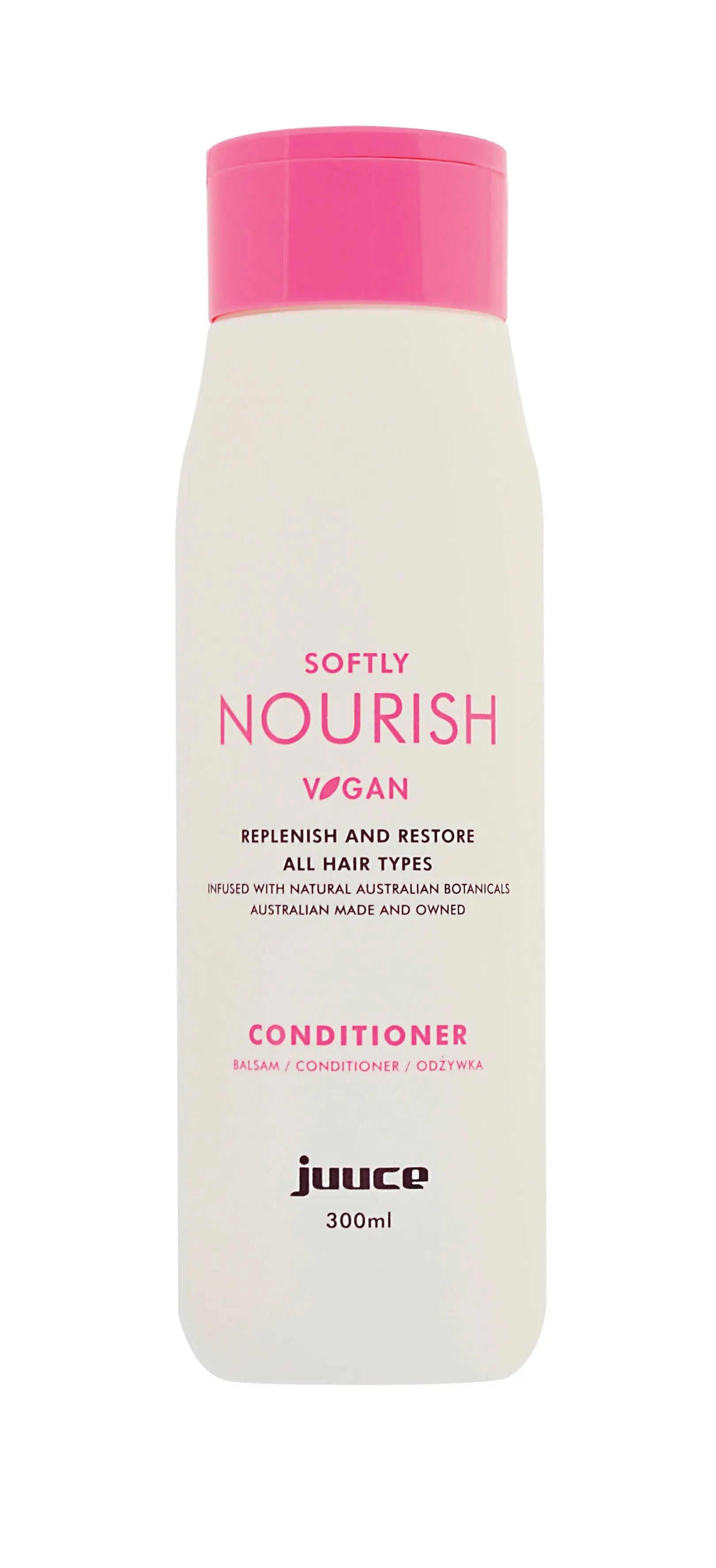 JUUCE Softly Nourish Conditioner 300ml by HairNZ