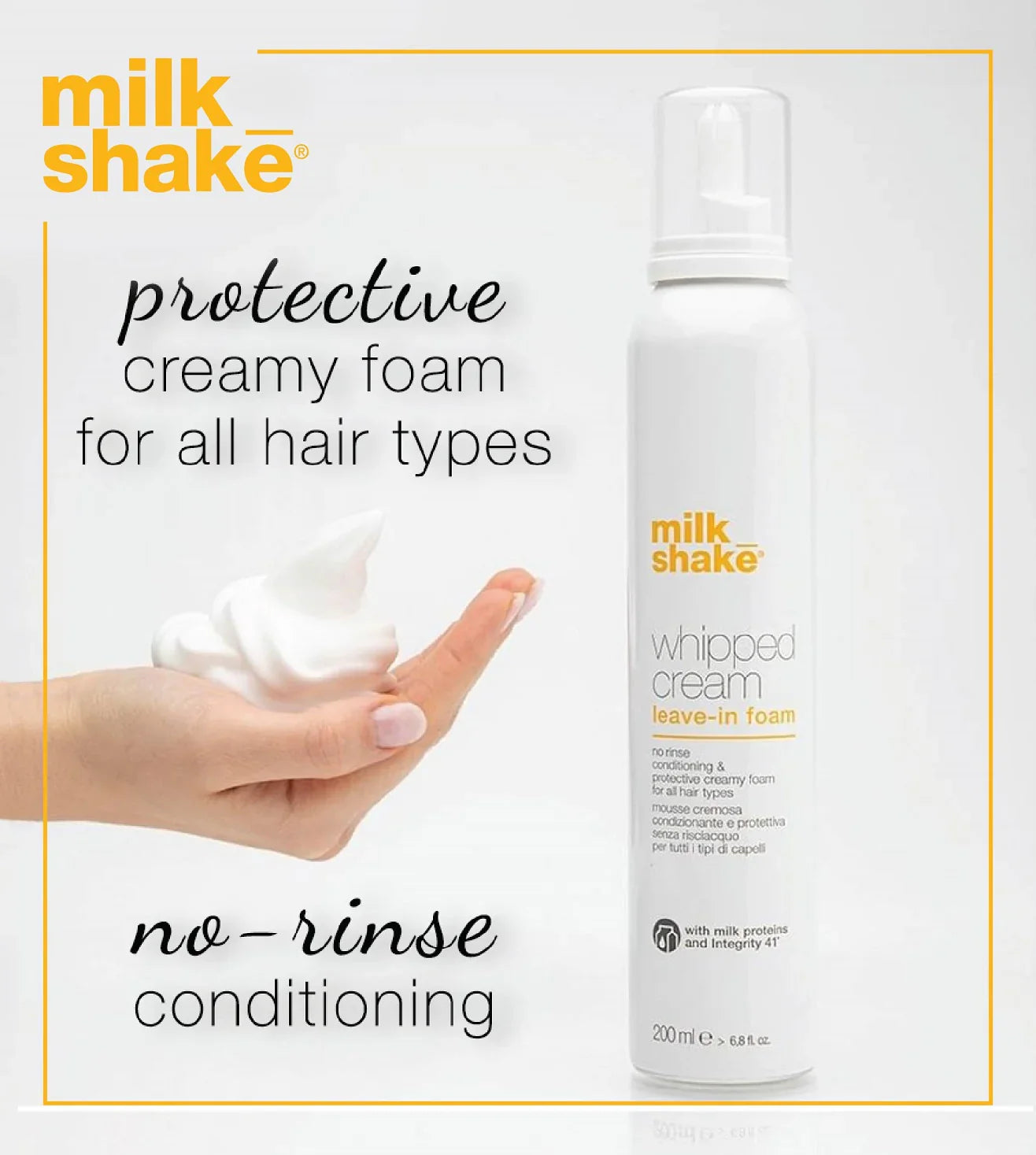 Milk_Shake Whipped Cream 200ml by boutique salon brands