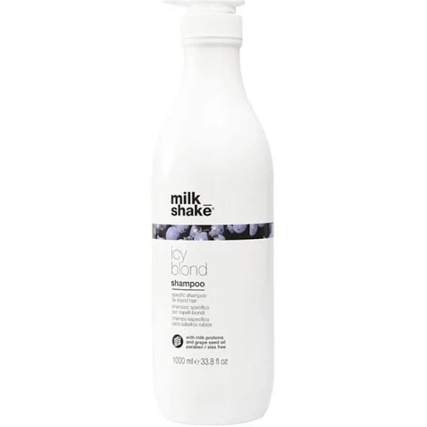 Milk_Shake Icy Blonde Shampoo 1 Litre by Boutique Salon Brands Australia