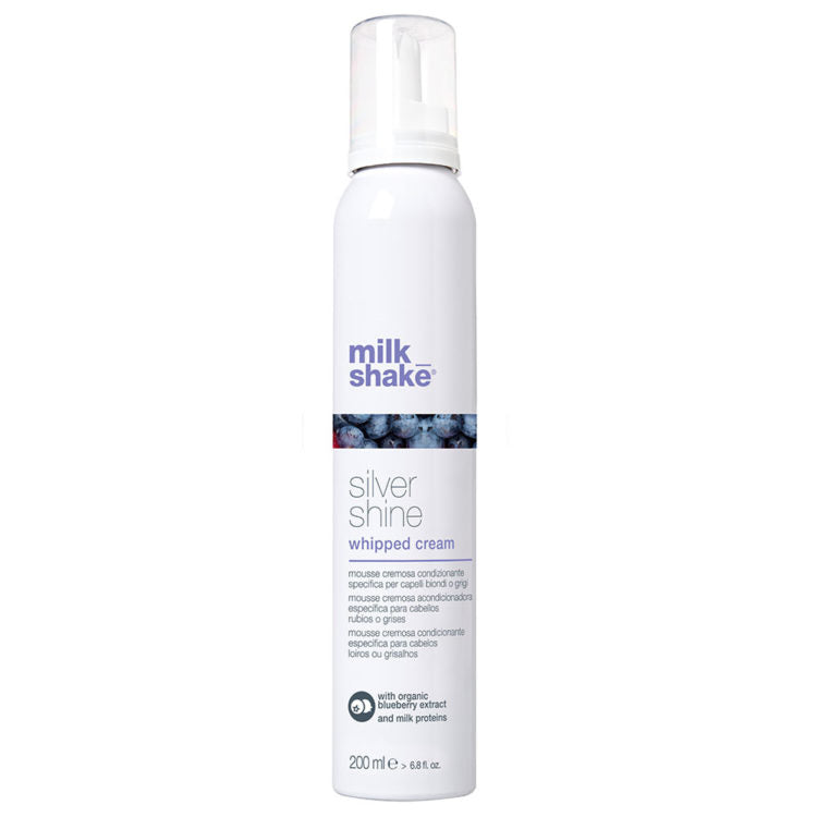 Milk_Shake Silver Shine Whipped Cream 200ml by boutique salon brands