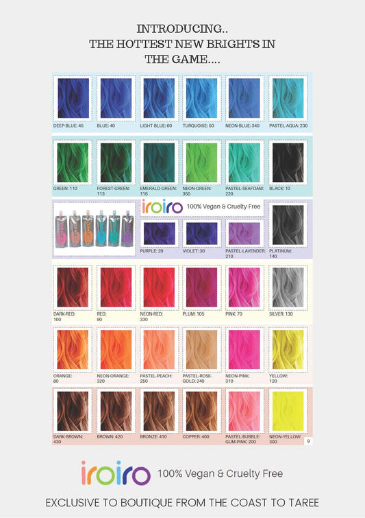 IROIRO SEMI PERMANENT COLOURS