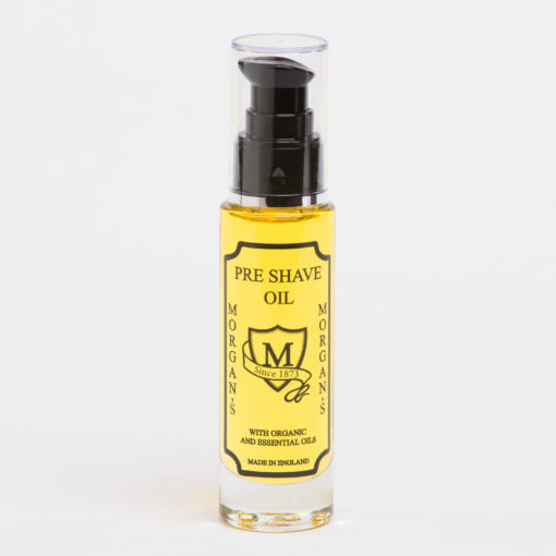 Morgan’s Pre Shave Oil 50ml Glass Bottle