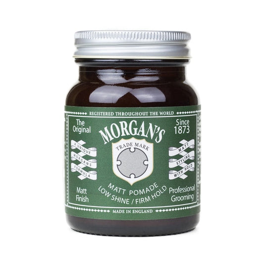 Morgan's Green Styling Pomade Matt Finish Low Shine/Firm Hold 100g